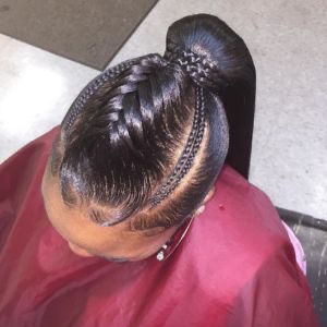 Black ponytail hairstyles- All Things Savvy