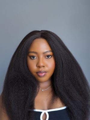 Uyai - Kinky Straight Wig | Natural Faux Wig