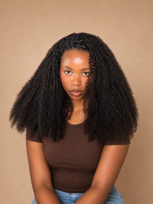 4a kinky curl clip ins